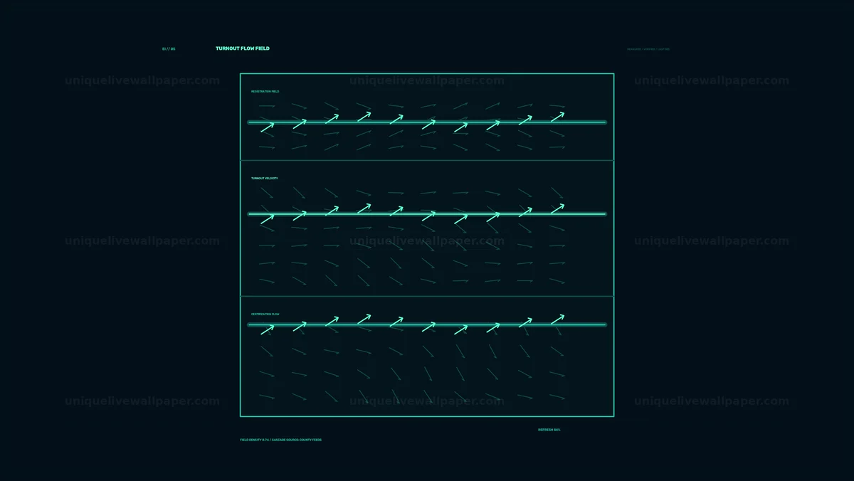 Watermarked thumbnail for Election Integrity Monitoring Interface Seamless Loop