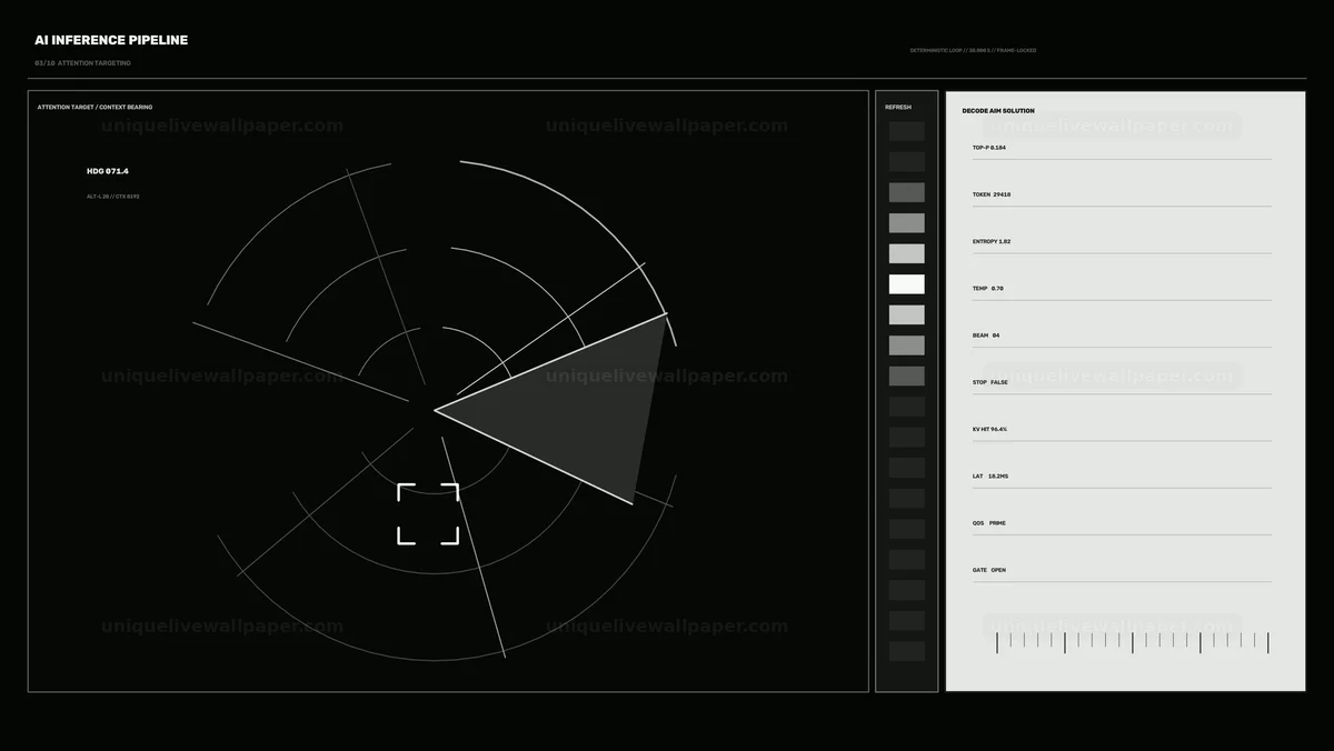 Watermarked thumbnail for AI Inference Pipeline Radar HUD Seamless Loop