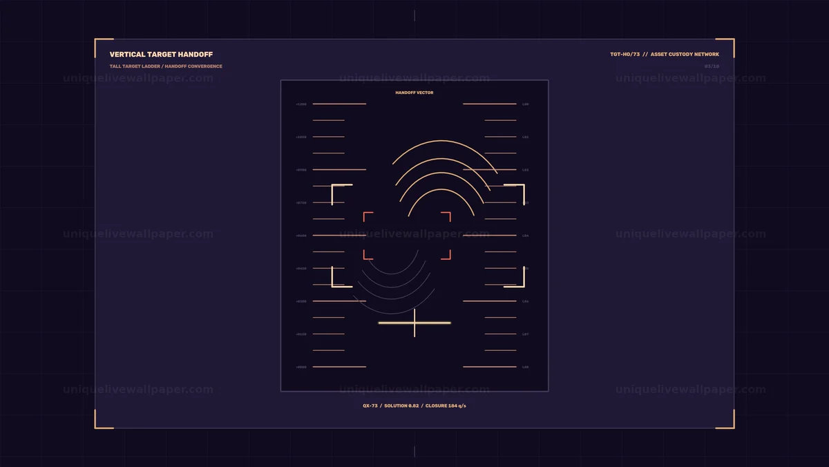 Defense Asset Tracking HUD Handoff Seamless Loop