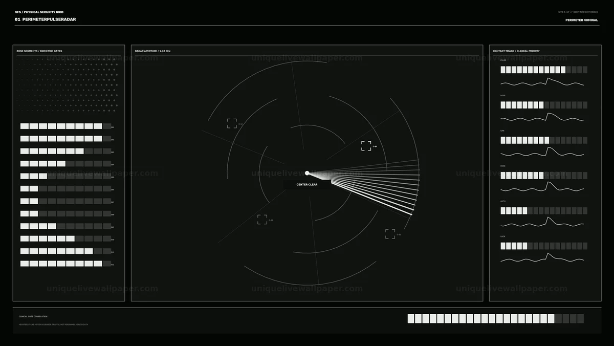 Facility Security Radar HUD Seamless Loop