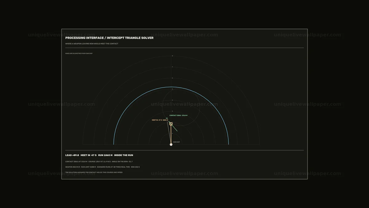 Sonar Data Processing Interface Seamless Loop