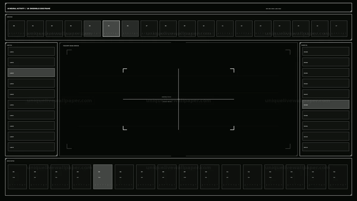 Watermarked thumbnail for AI Neural Activity Data Visualization HUD