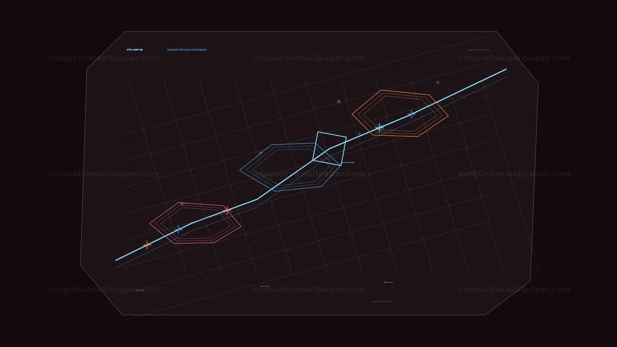 Watermarked thumbnail for Decision Topology Mapping HUD Seamless Loop