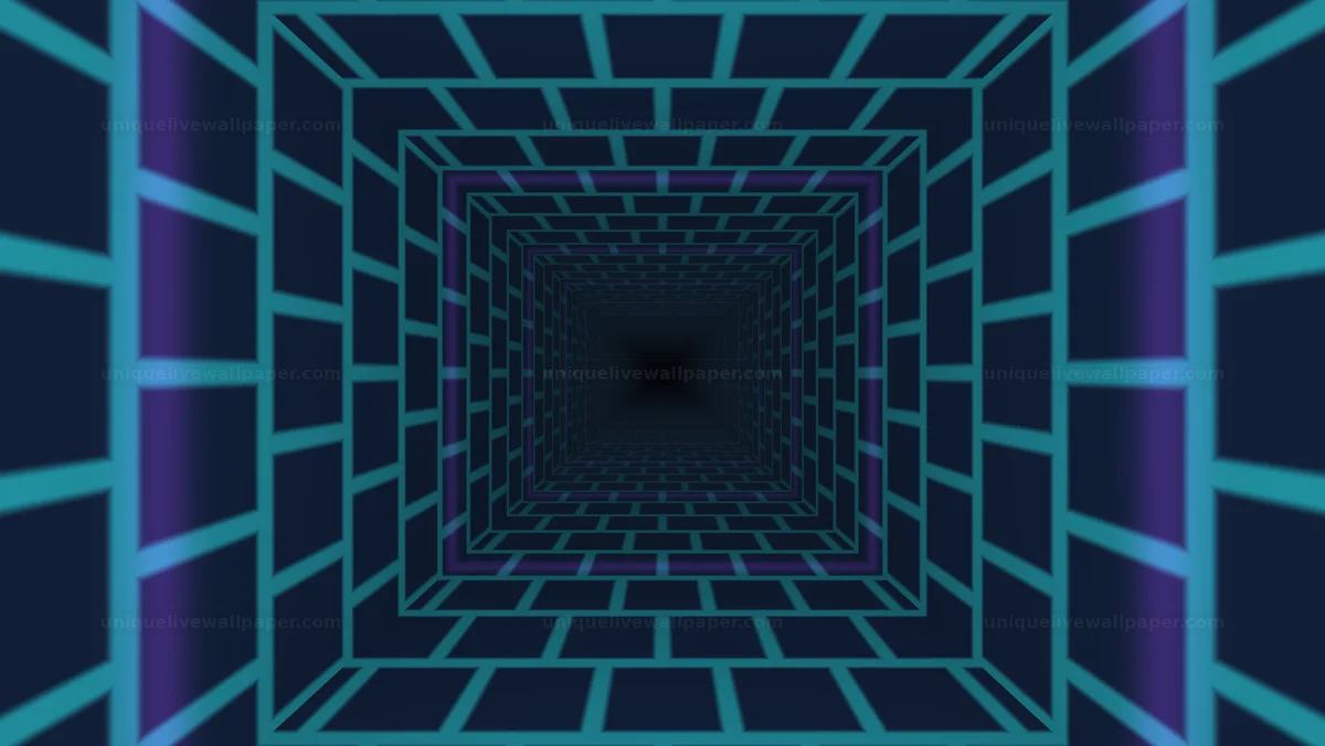 Watermarked thumbnail for Digital Wormhole Journey Tunnel Seamless Loop