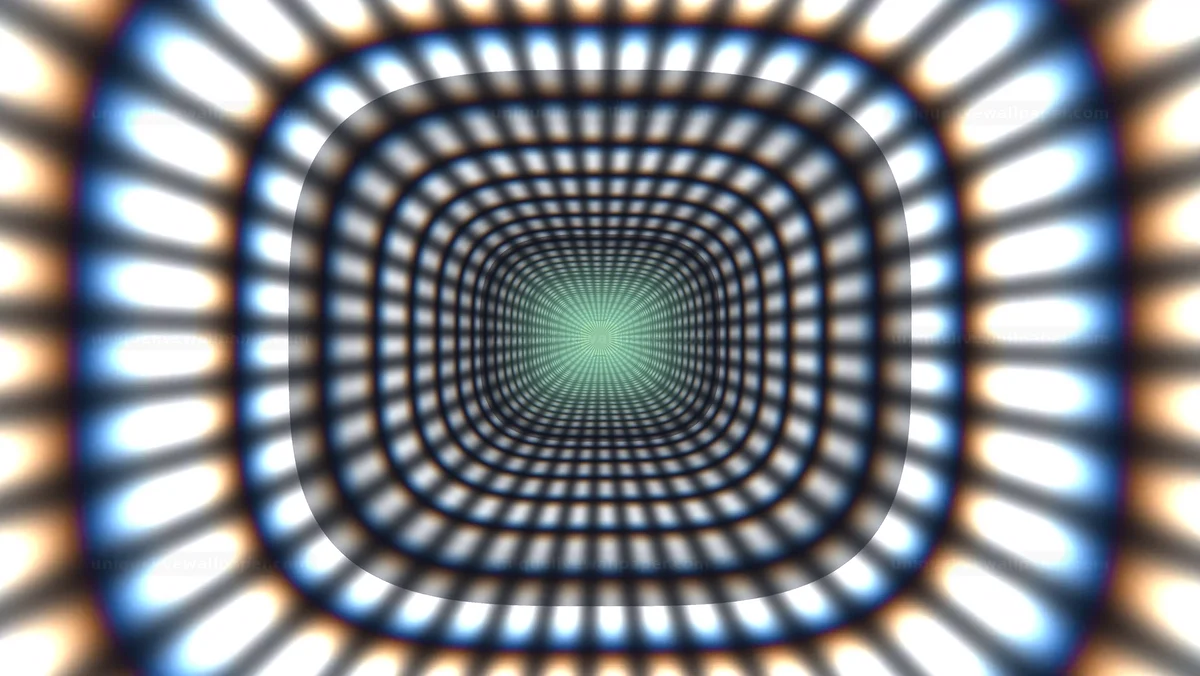 Watermarked thumbnail for Retro Geometric Tunnel Background Seamless Loop