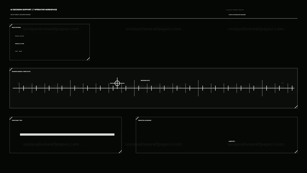 Watermarked thumbnail for AI Decision Support Dashboard HUD Seamless Loop
