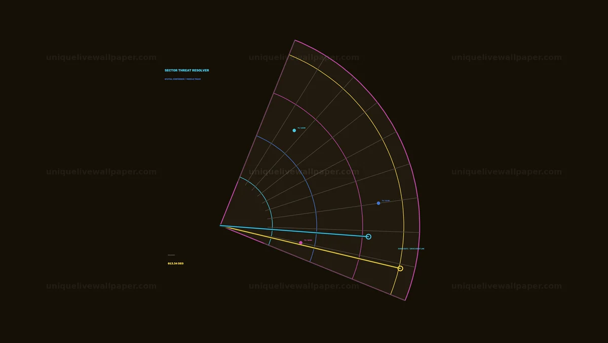Precision Target Assessment Monitoring HUD Seamless Loop