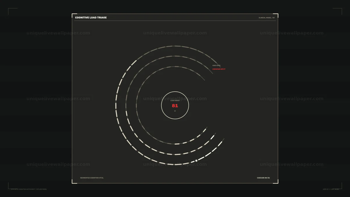 Watermarked thumbnail for AI Cognitive Load FUI Display Seamless Loop