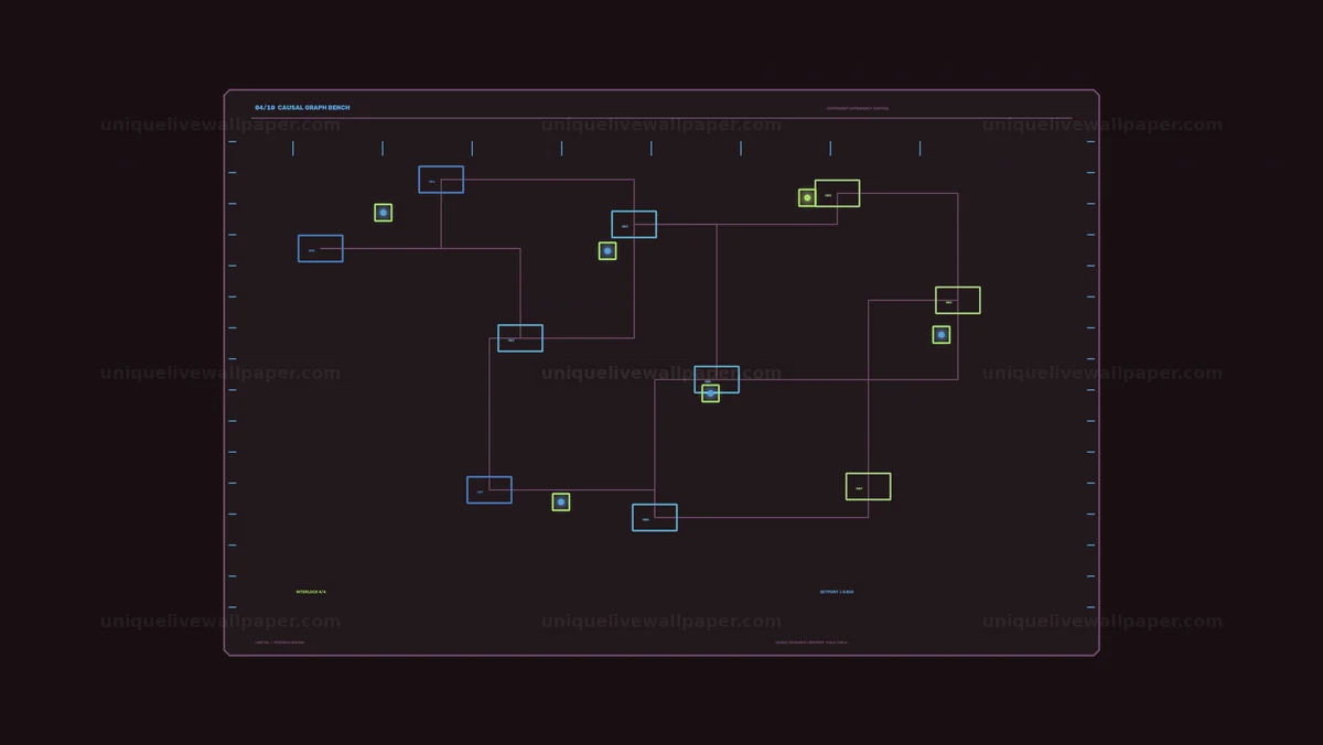AI Research Visualization Interface Seamless Loop