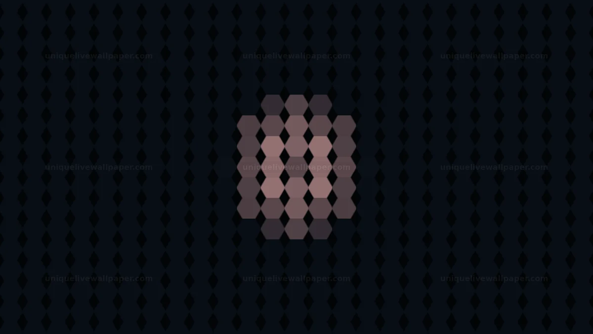 Centered Hexagonal Pattern Seamless Loop