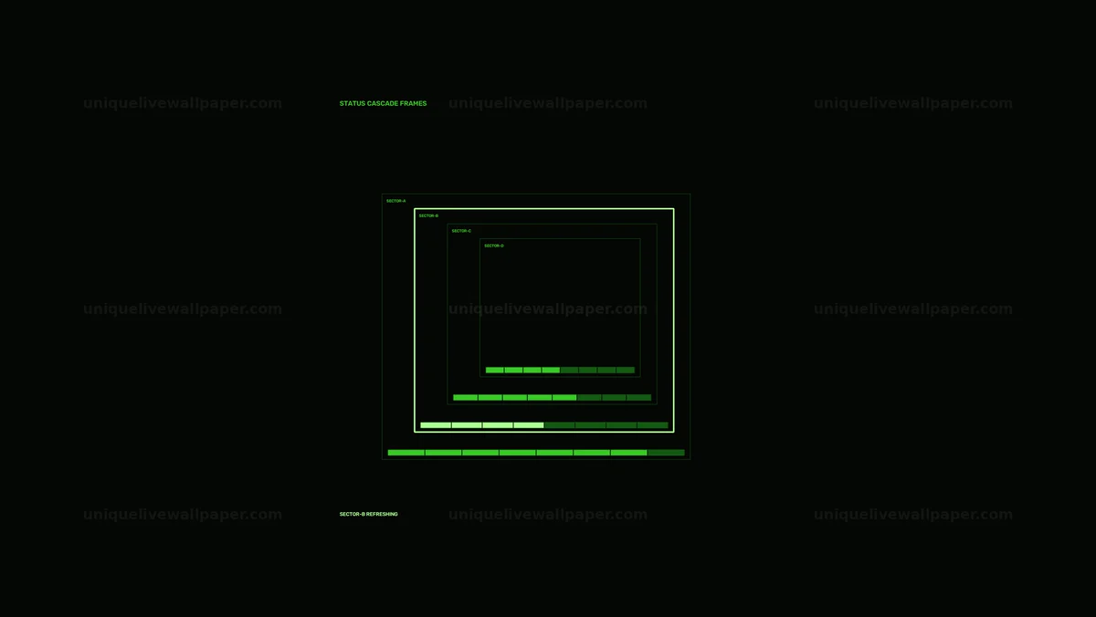 Watermarked thumbnail for Futuristic Status Dashboard HUD Seamless Loop