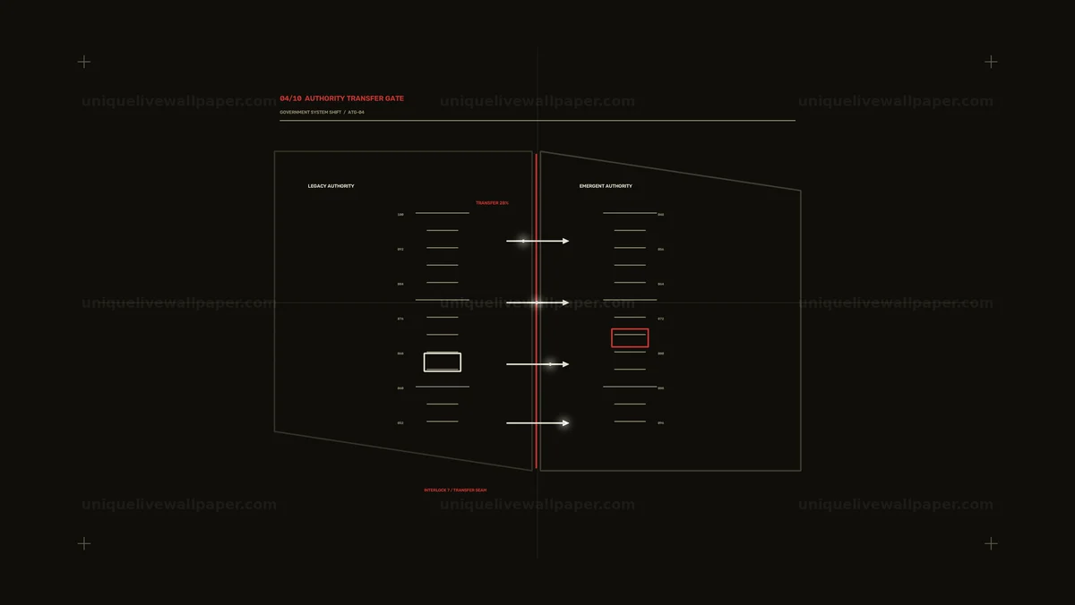 Government Authority Transfer Dashboard Seamless Loop