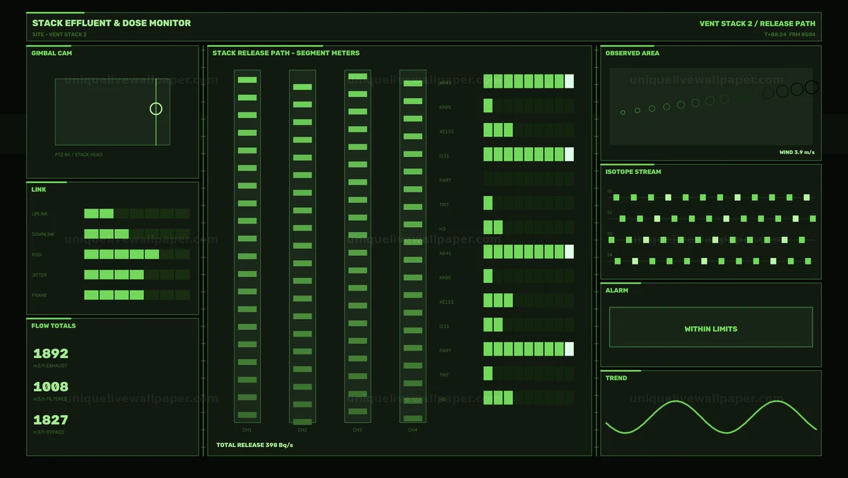 Industrial Effluent Monitoring HUD Seamless Loop
