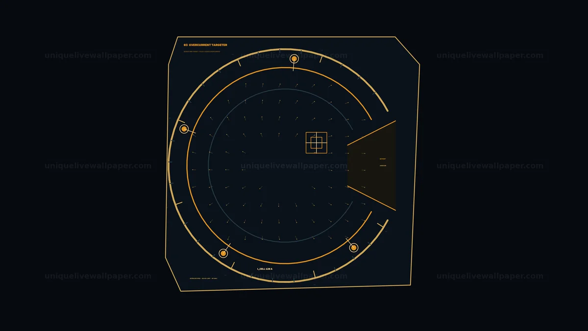 Battery Current Monitoring HUD Seamless Loop