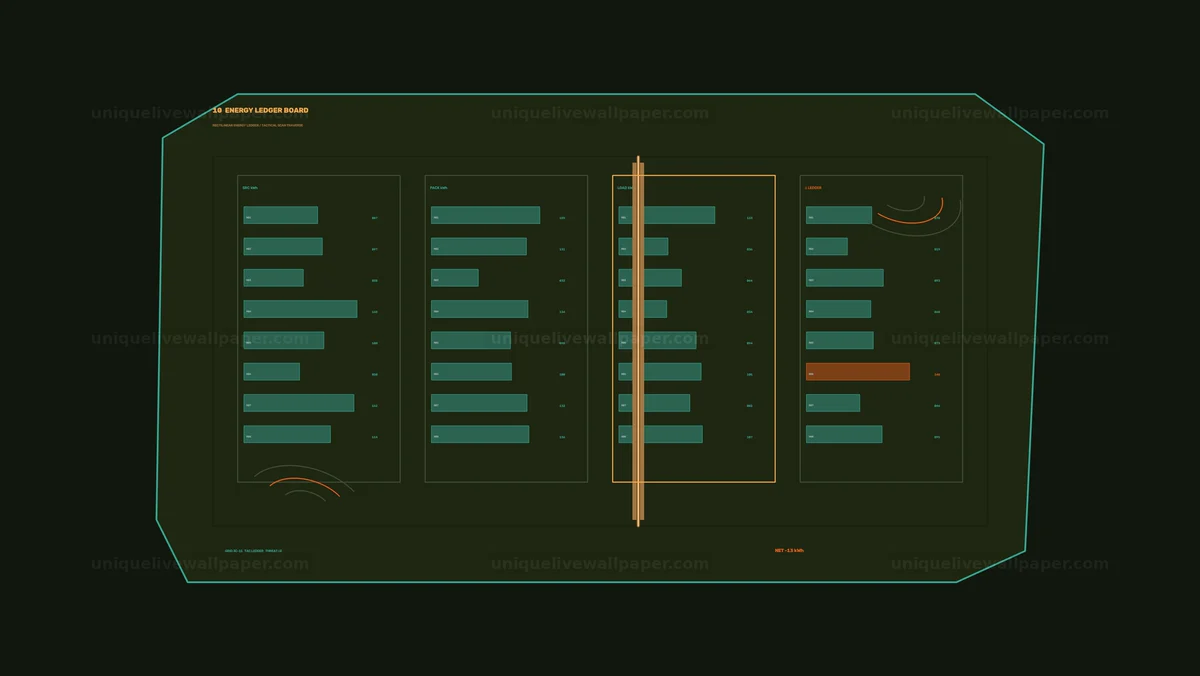 Battery Energy Balance Monitoring Dashboard Seamless Loop