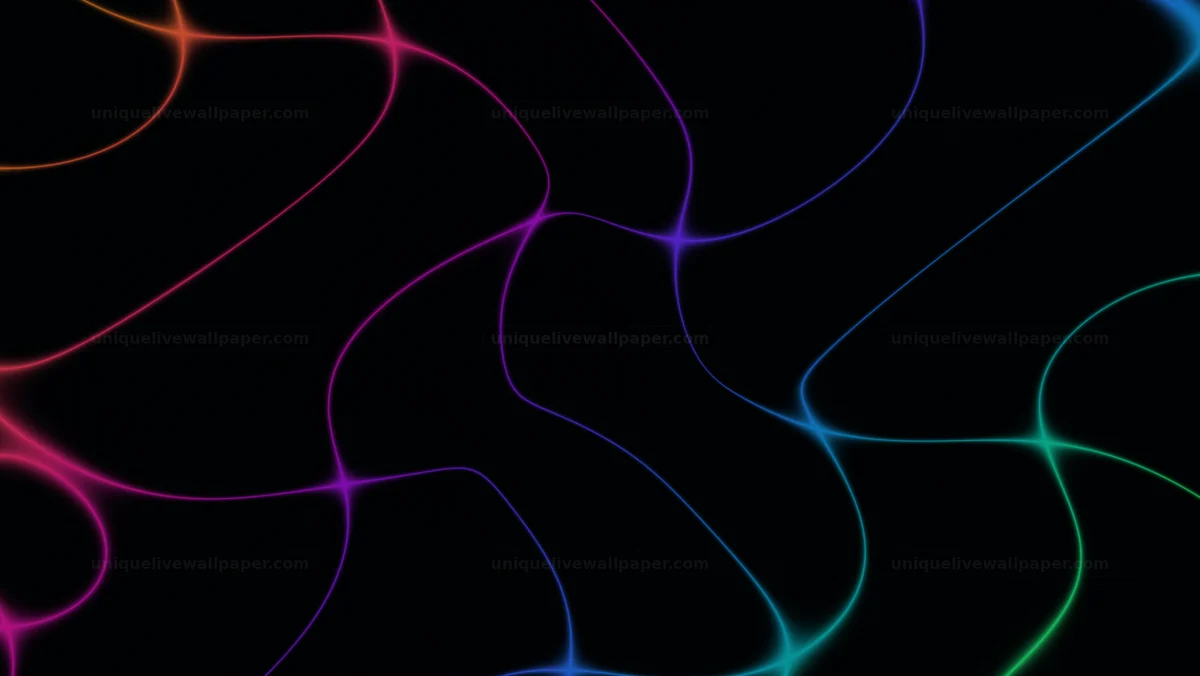 Cosmic plasma light background shows colorful lines in motion