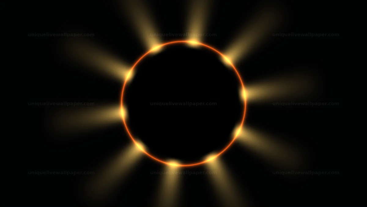Watermarked thumbnail for Eclipse Light Ring Animation Seamless Loop