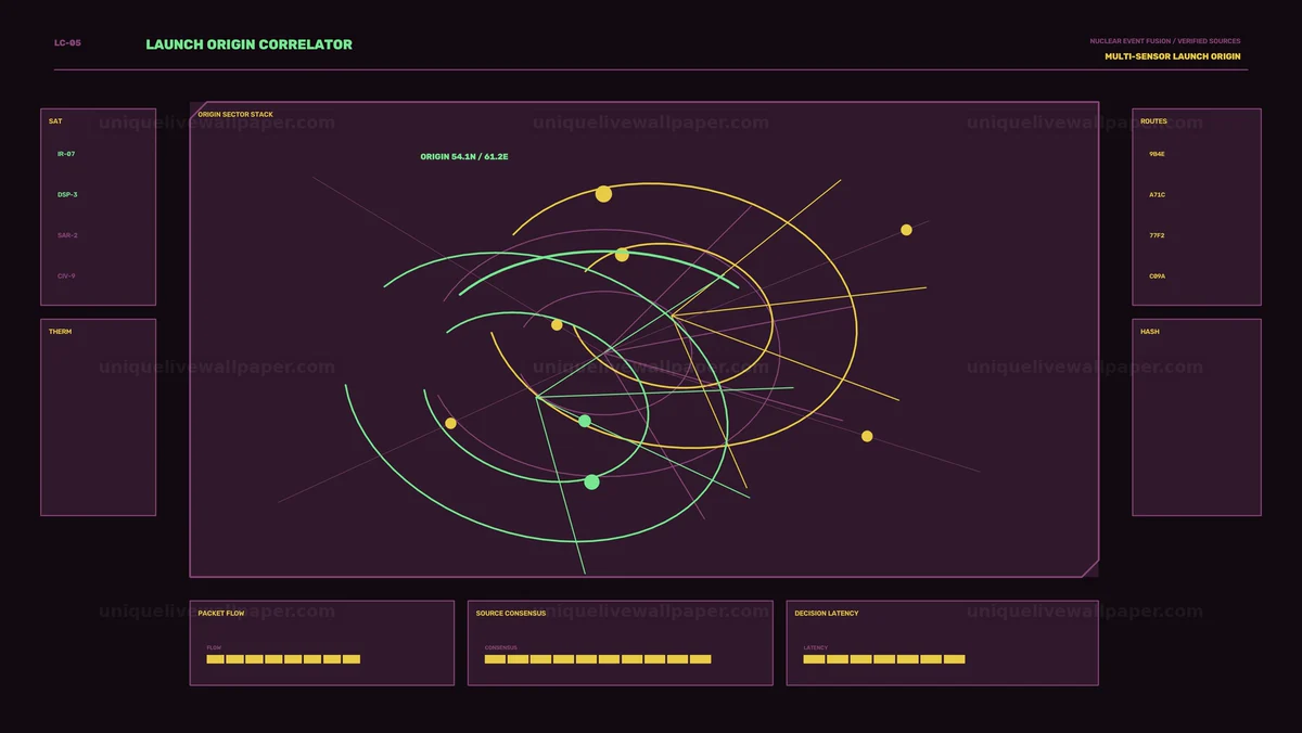 Launch Origin Correlation HUD Seamless Loop