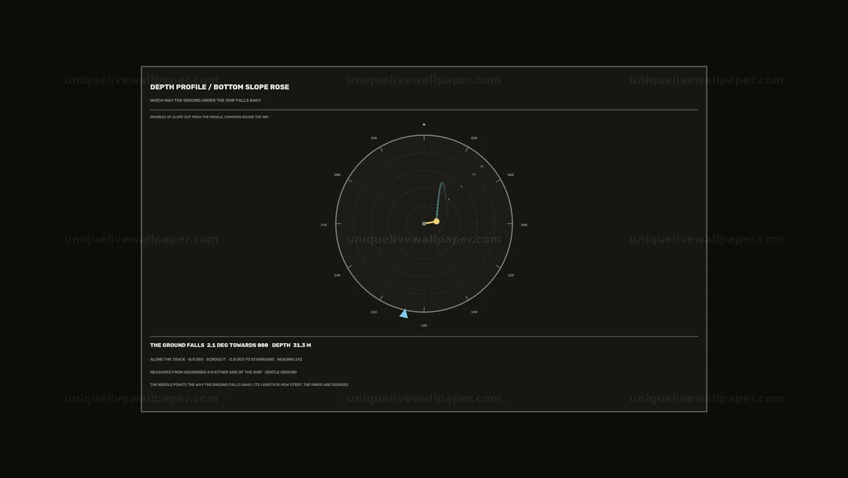 Sonar Depth Profile Dashboard Seamless Loop