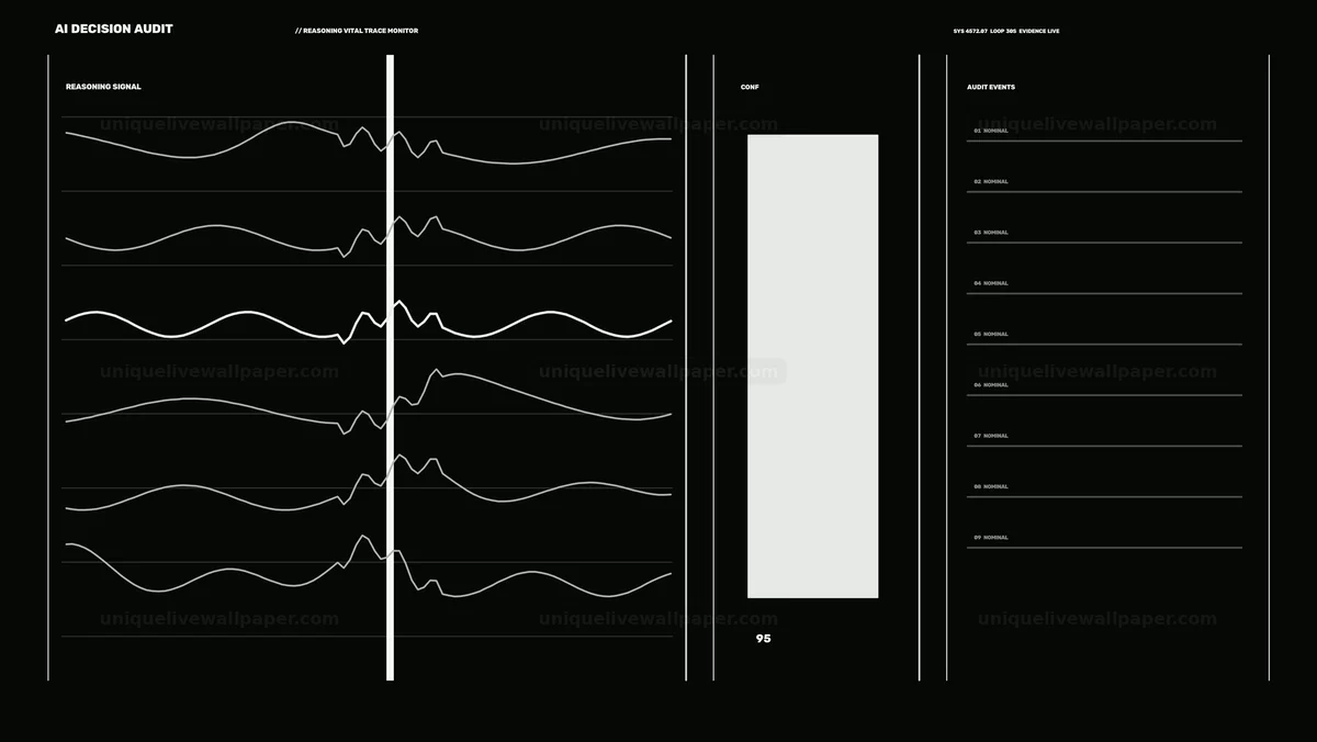 AI Decision Audit Telemetry Panel Seamless Loop