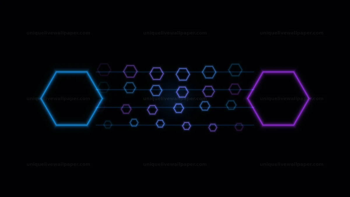 Animated Honeycomb Loading Indicator Seamless Loop