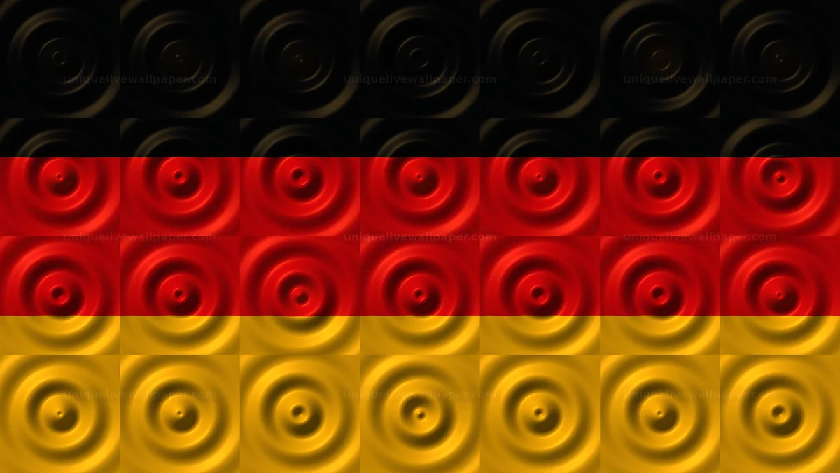 German Flag Folds Seamless Loop