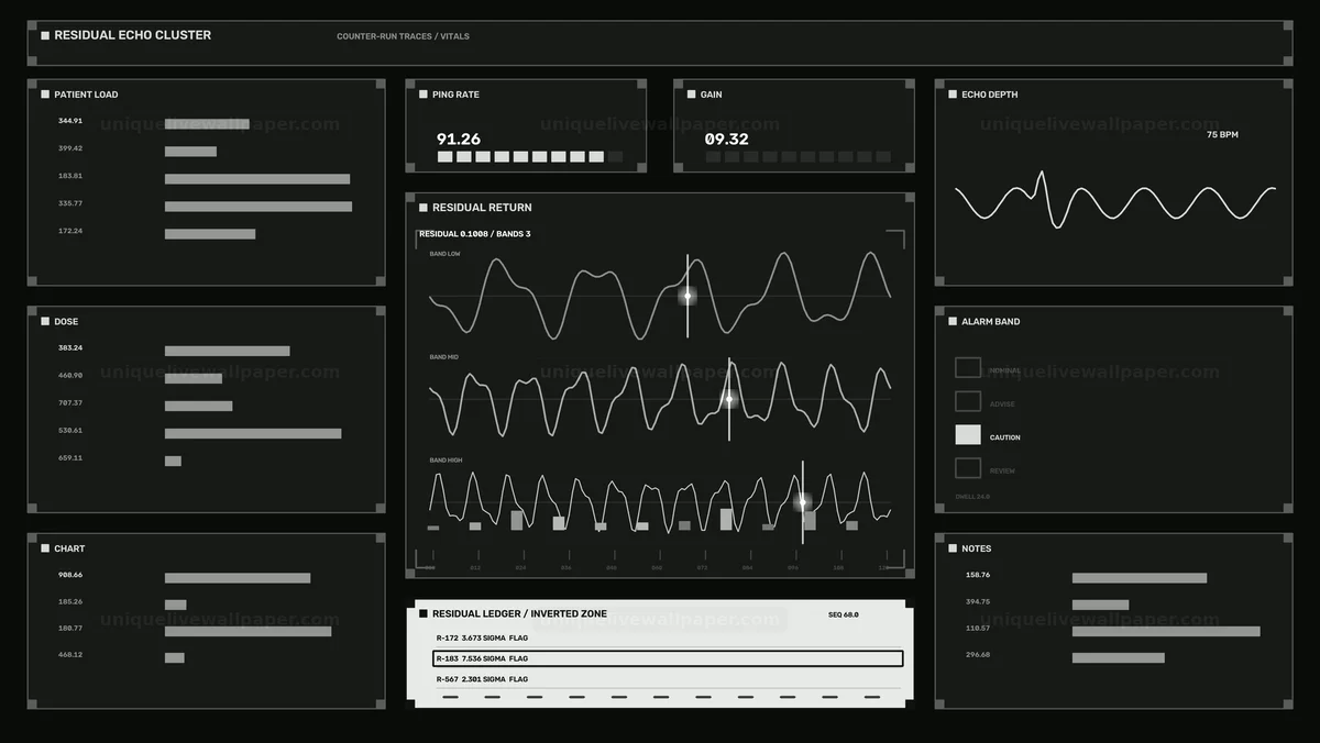 Medical Anomaly Detection HUD Seamless Loop