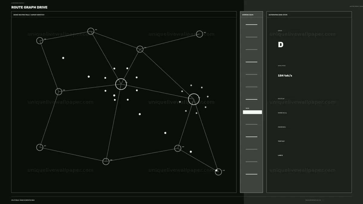 AI Inference Monitoring HUD Route Graph Seamless Loop