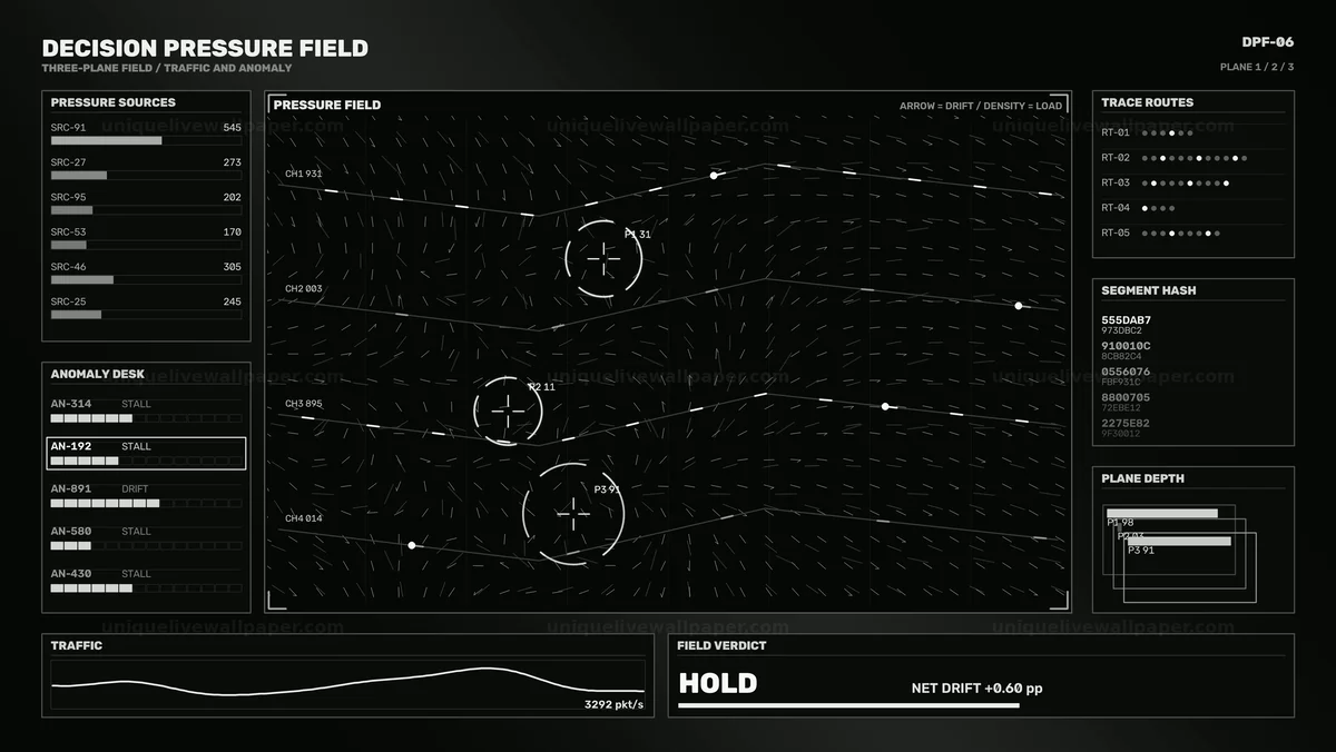 Watermarked thumbnail for Campaign Decision Data HUD Interface Seamless Loop