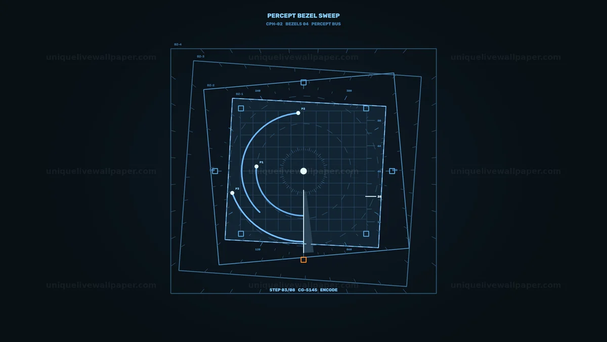 Watermarked thumbnail for Futuristic Data Processing HUD Seamless Loop