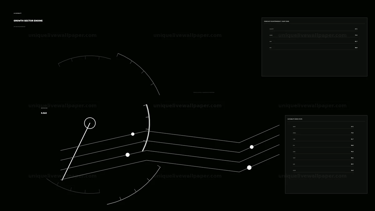 AI Capability Growth HUD Interface Seamless Loop
