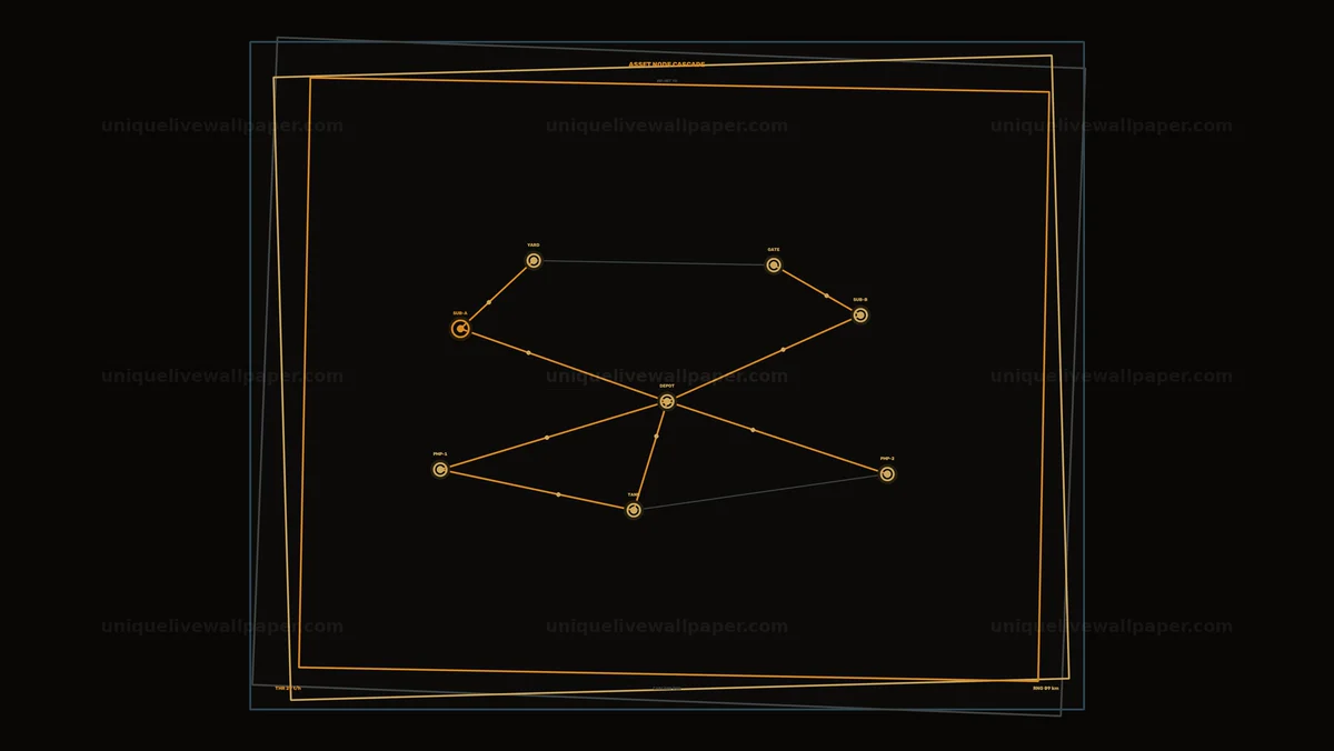 Defense Infrastructure Monitoring HUD Seamless Loop