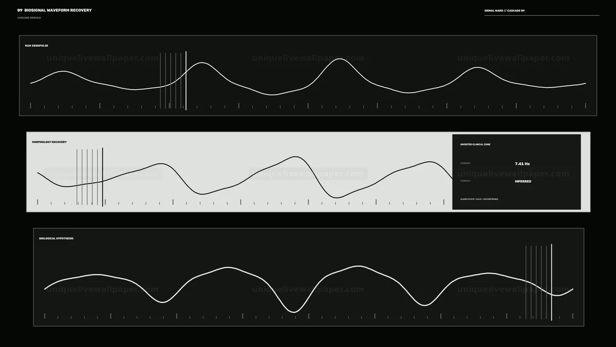 Watermarked thumbnail for Extraterrestrial Biosignal Waveform HUD Seamless Loop