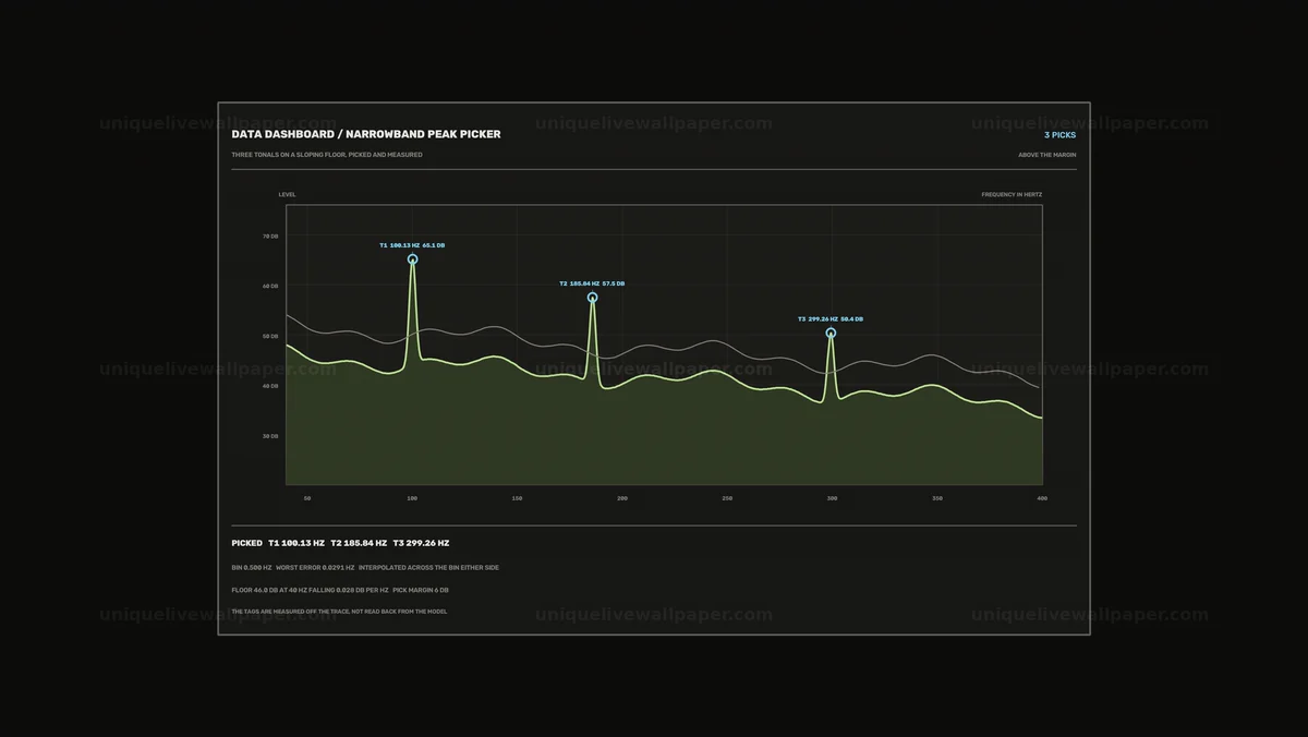Narrowband Signal Analysis Dashboard Seamless Loop