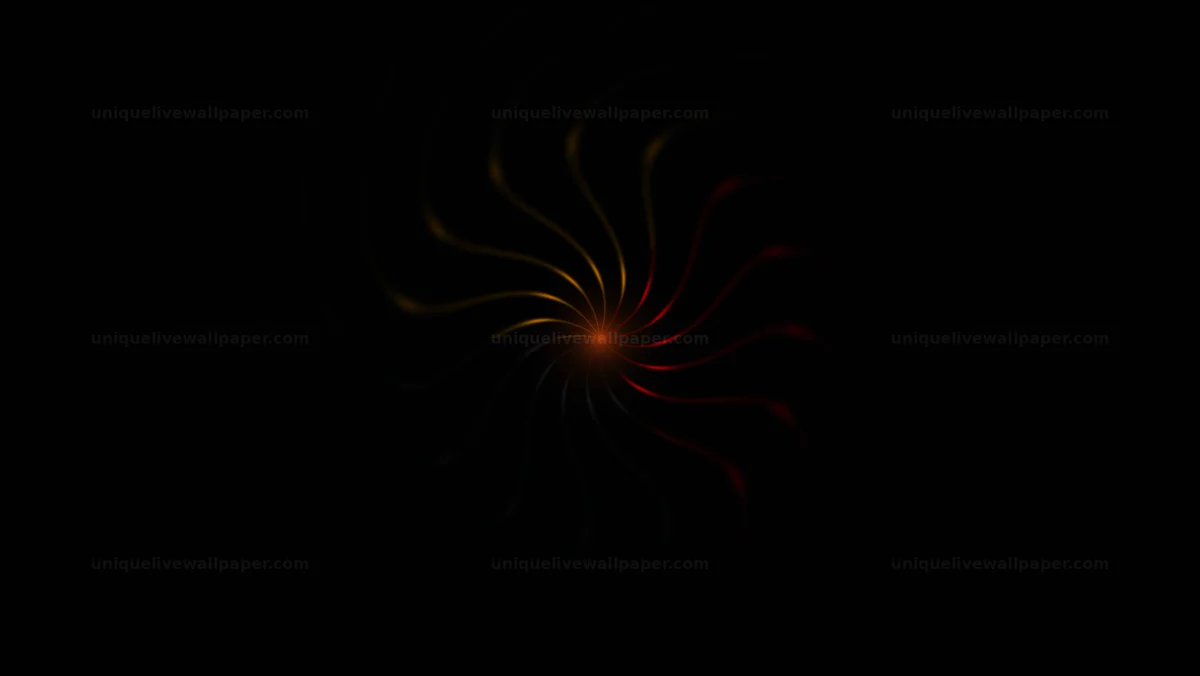 Watermarked thumbnail for Red and Gold Spiral Light Trails Seamless Loop