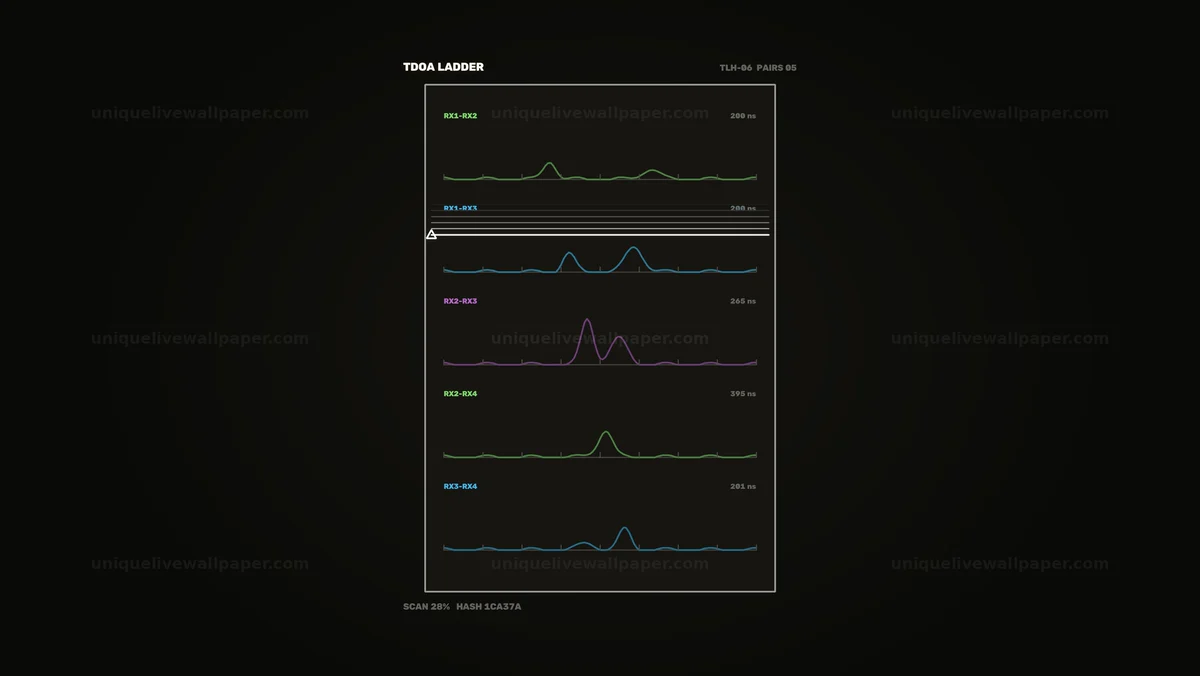 Watermarked thumbnail for Digital Target Locator HUD TDOA Analysis Seamless Loop