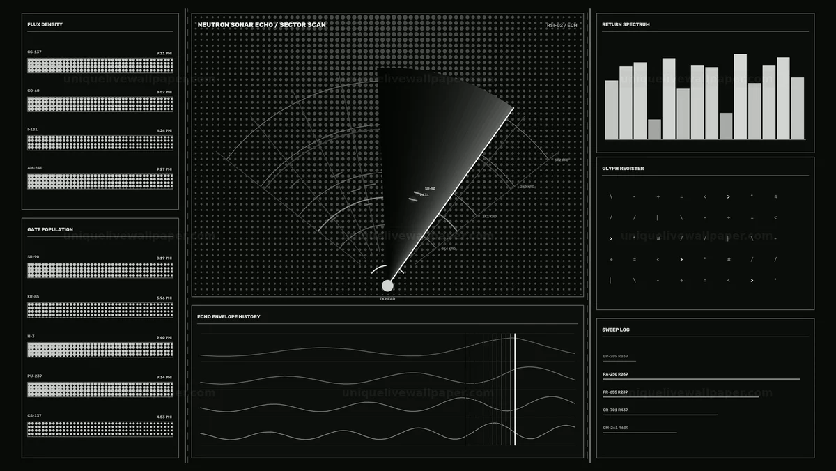 Facility Radiation Sensor Interface HUD