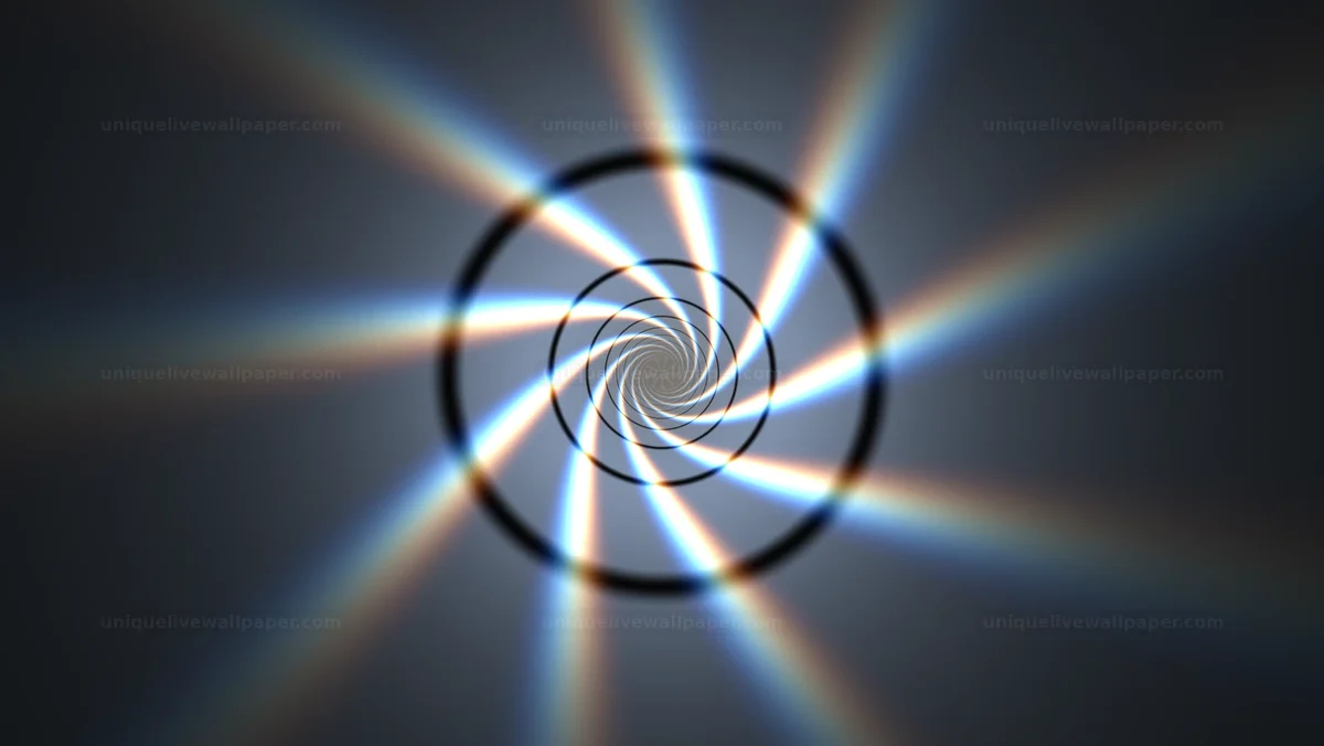 Geometric Wormhole Grid Tunnel Background — A grid tunnel displays lig