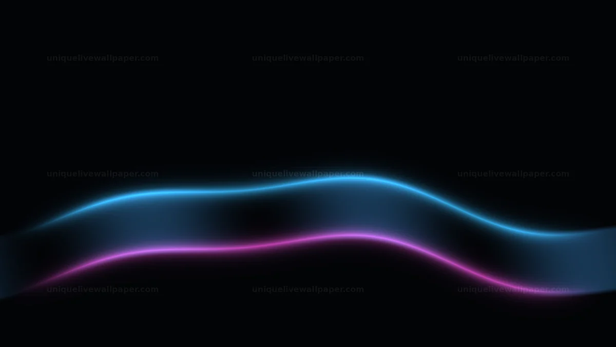 Neon Blue and Magenta Wave Background Seamless Loop