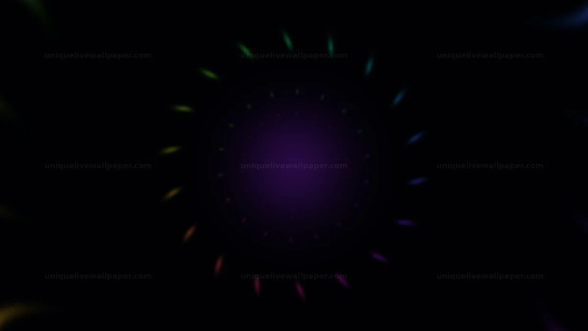 Watermarked thumbnail for Glitchy Neon Spectrum Background Seamless Loop