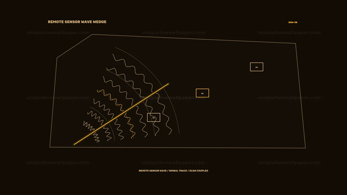 Spacecraft Sensor Diagnostics HUD Seamless Loop