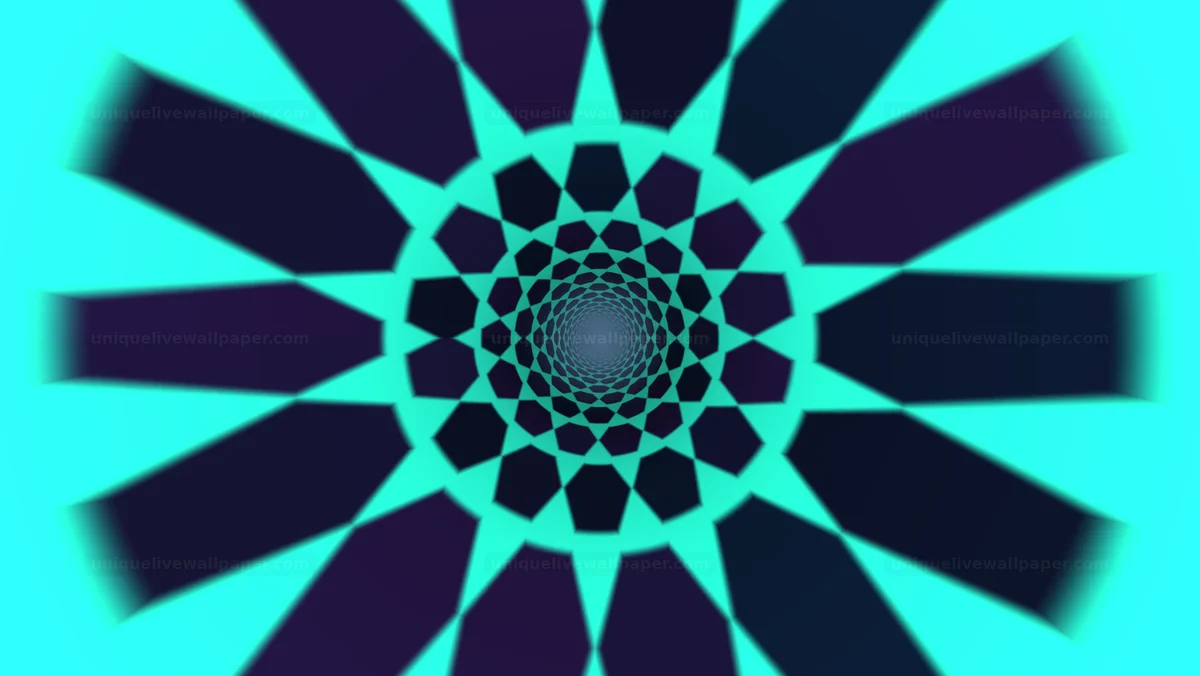 Glowing Energy Tunnel Frame Seamless Loop