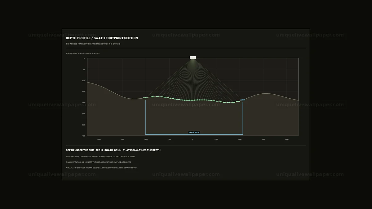 Sonar Depth Profile Dashboard Seamless Loop