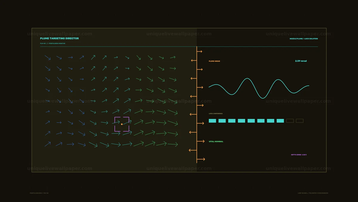 Watermarked thumbnail for Spacecraft Propulsion Monitoring HUD Seamless Loop