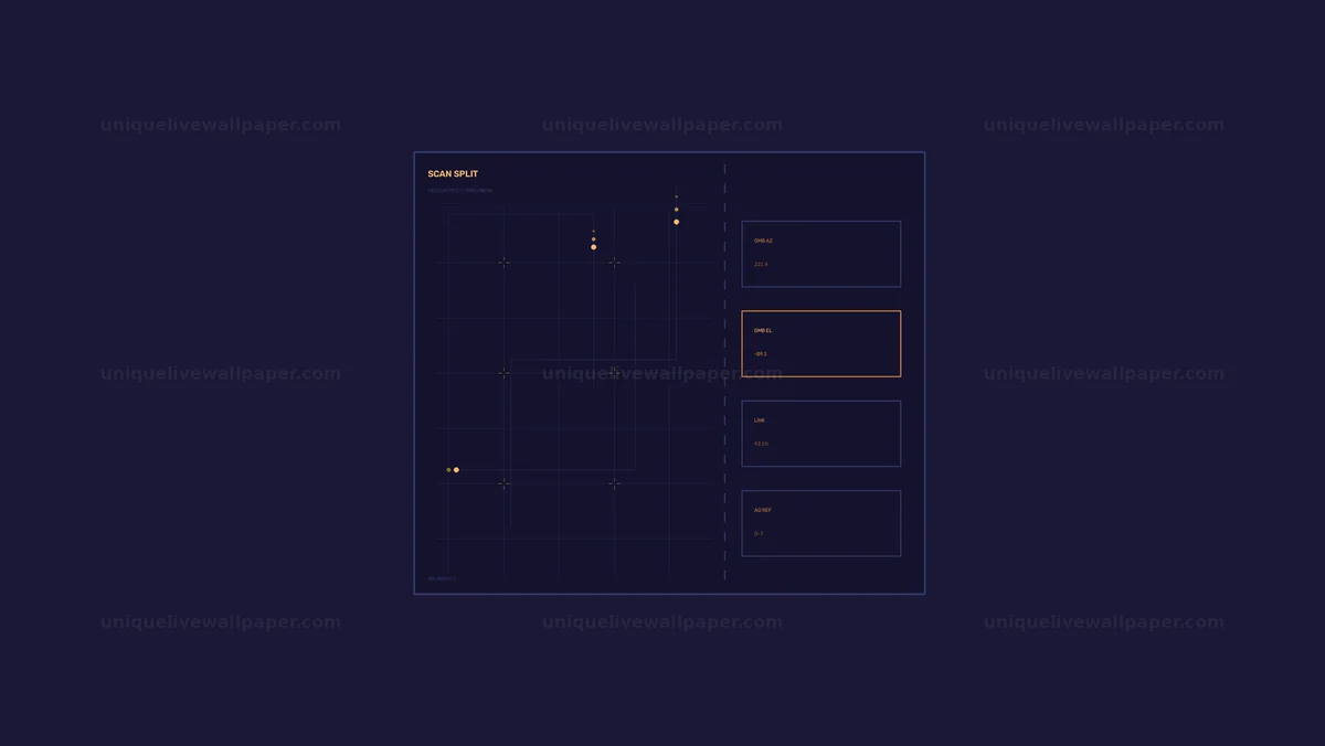 Watermarked thumbnail for Futuristic Data Visualization HUD Seamless Loop