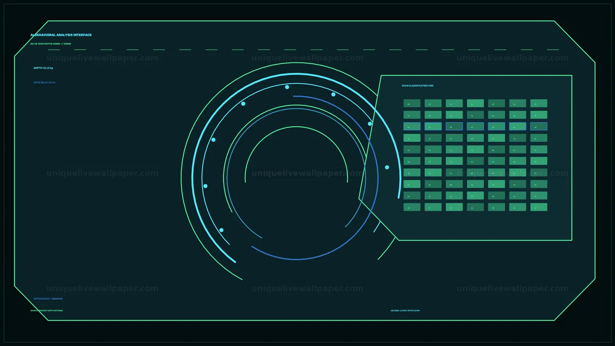 Watermarked thumbnail for AI Behavioral Analysis HUD Seamless Loop
