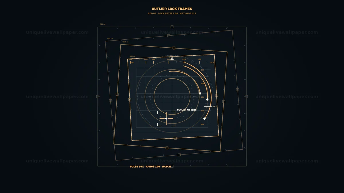 Watermarked thumbnail for Anomaly Detection Data HUD Seamless Loop