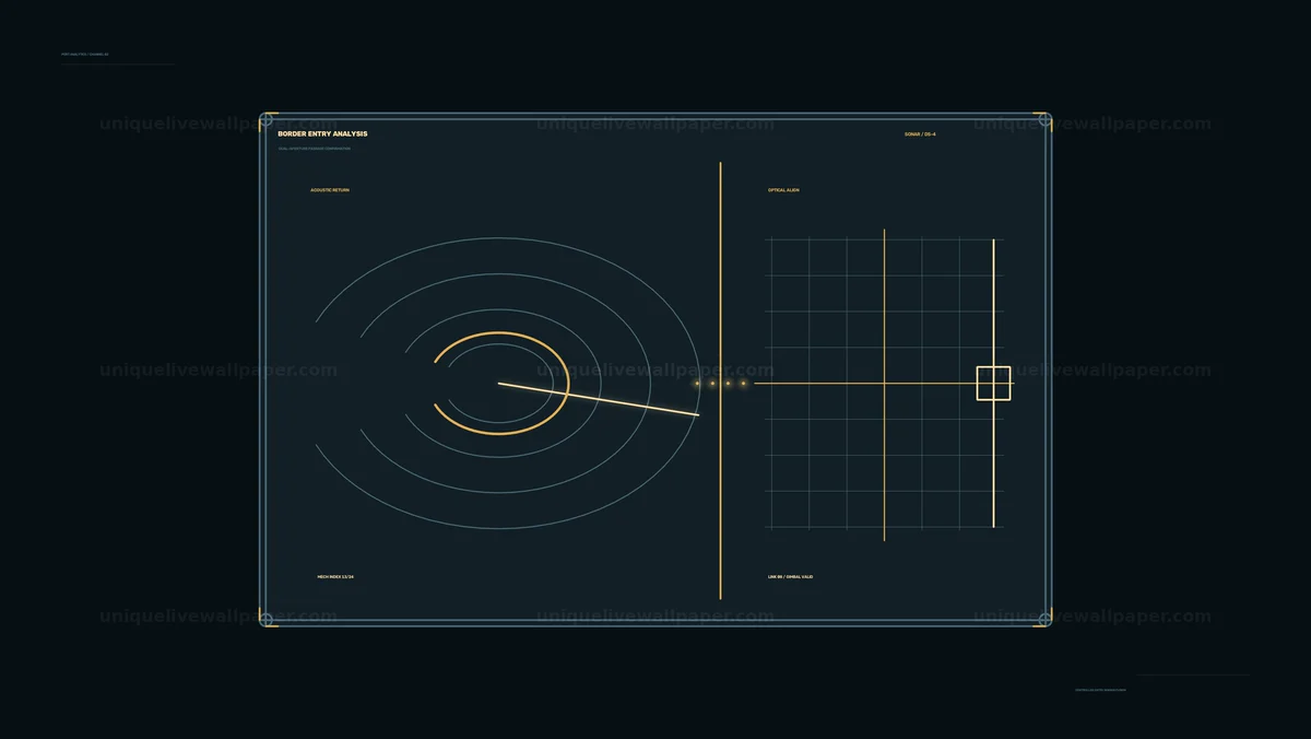 Watermarked thumbnail for Border Entry Analysis Radar HUD Seamless Loop