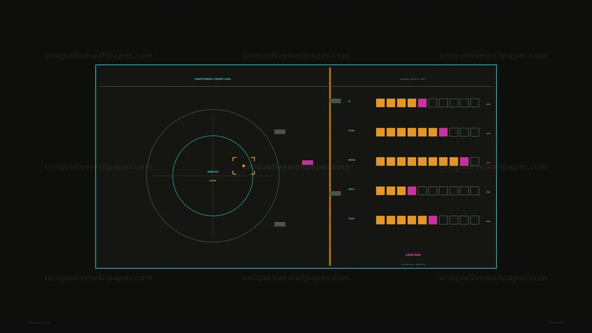 Watermarked thumbnail for Campaign Intelligence Monitor HUD Interface Seamless Loop