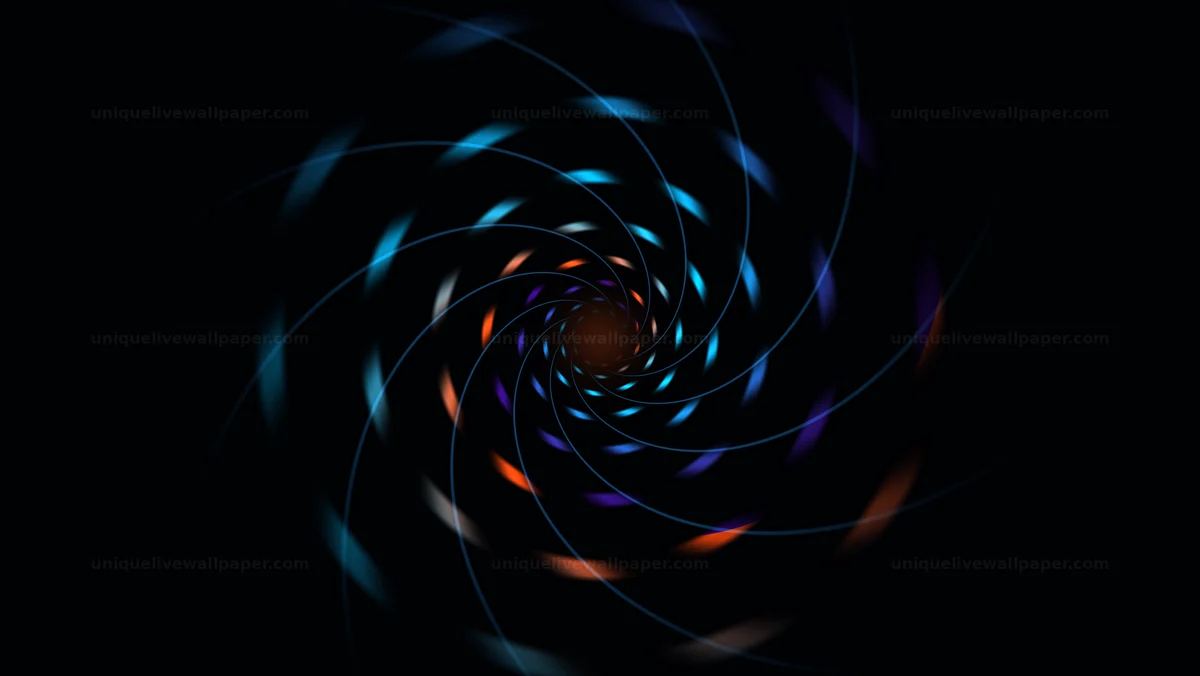 Watermarked thumbnail for Cosmic Psychedelic Spiral Mandala Seamless Loop